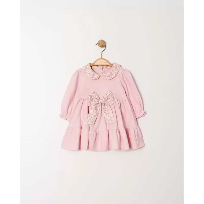 Eray Kids 6339 Mädchenkleid mit Schleife & Blumenkragen | BabyKidsJunior Eray Kids 6339 Mädchenkleid mit Schleife & Blumenkragen | BabyKidsJunior