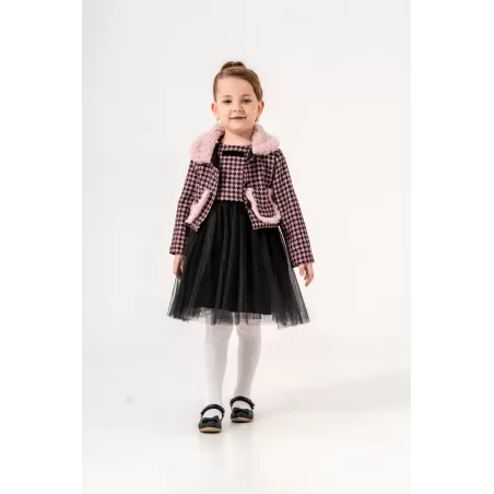 Eray Kids 6327 – Mädchen-Set mit Kleid und Jacke (2–5 Jahre)