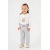 Eray Kids 6324 Conjunto de 3 piezas para niña con chaqueta de felpa | babykidsjunior.com