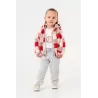 Eray Kids 6324 Conjunto de 3 piezas para niña con chaqueta de felpa | babykidsjunior.com