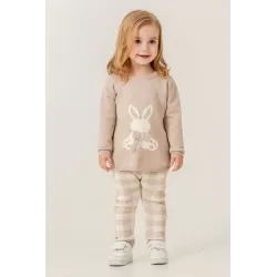 Детский трикотажный комплект Eray Kids 6452 с зайчиком | 6–18 мес. | babykidsjunior.com