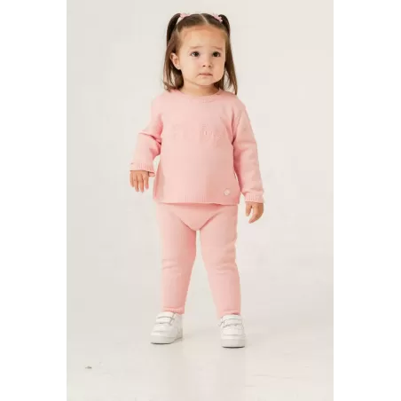 Conjunto de punto Eray Kids 6451 con texto “baby” | 6–18 meses | babykidsjunior.com