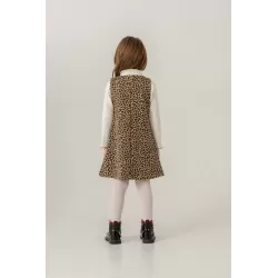 Eray Kids 6433 комплект с леопардовым платьем для девочек | 4–7 лет | babykidsjunior.com