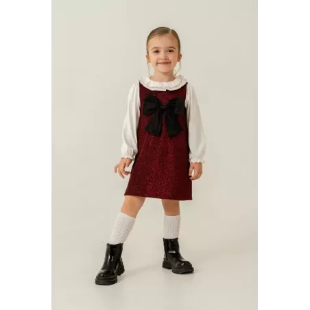 Eray Kids 6403 Girls Glitter Dress Set | 2-5 Years | babykidsjunior.com
