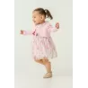 Eray Kids 6405 Floral Baby Dress and Cardigan Set | 6-18 Months