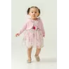 Eray Kids 6405 Floral Baby Dress and Cardigan Set | 6-18 Months