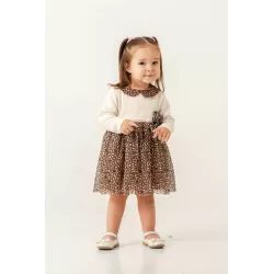 Eray Kids 6414 Baby Kleid mit Leopardenmuster 6–18 Monate | Baby Kids Junior