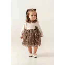 Eray Kids 6414 Baby Kleid mit Leopardenmuster 6–18 Monate | Baby Kids Junior