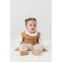 Conjunto bebé niña Eray Kids 6424 con chaleco | 9–24 meses