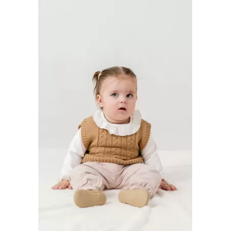 Conjunto bebé niña Eray Kids 6424 con chaleco | 9–24 meses