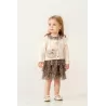 Set Bambina Eray Kids 6419 con Gonna Leopardata | babykidsjunior.com