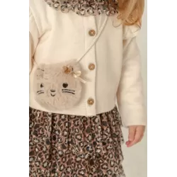 Set Bambina Eray Kids 6419 con Gonna Leopardata | babykidsjunior.com