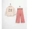 Conjunto niña Eray Kids 6428 2 piezas con lazo | babykidsjunior.com