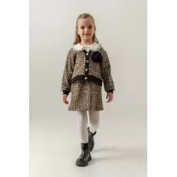 Conjunto de 3 piezas leopardo Eray Kids 6432 para niña