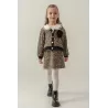 Set de 3 piese fetițe Eray Kids 6432 cu imprimeu leopard
