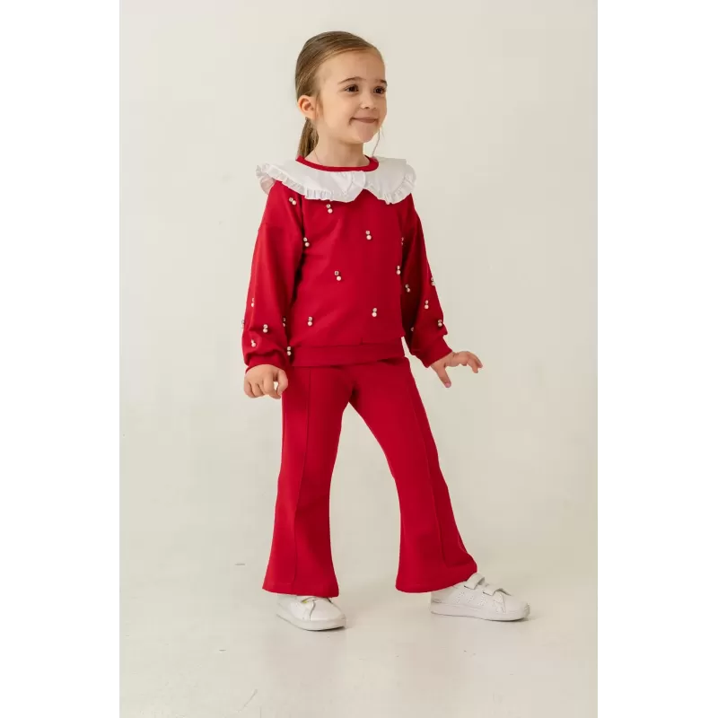 Eray Kids 6429 – Комплект для девочек с жемчужным декором | 2–5 лет | Baby Kids Junior Eray Kids 6429 – Комплект для девочек с жемчужным декором | 2–5 лет | Baby Kids Junior