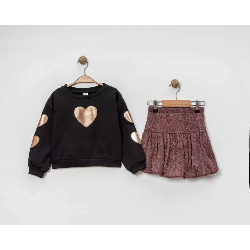 Eray Kids 6406 Комплект для девочек с сердечками | 2–5 лет | babykidsjunior.com Eray Kids 6406 Комплект для девочек с сердечками | 2–5 лет | babykidsjunior.com