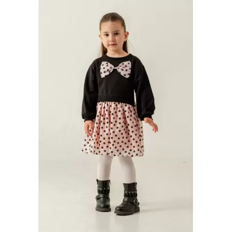 Сукня для дівчаток Eray Kids 6413 | Бант і квіткова фатинова спідниця | 2–5 років