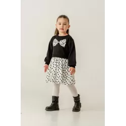 Сукня для дівчаток Eray Kids 6413 | Бант і квіткова фатинова спідниця | 2–5 років