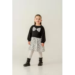 Платье Eray Kids 6413 для девочек | Бант и цветочный тюль | 2–5 лет