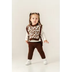 Eray Kids 6422 Set 3 Pezzi Leopardato | 9-24 Mesi