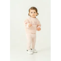Eray Kids 6409 Strick-Babyset Mädchen „Hello“ | 9-24 Monate