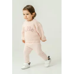 Eray Kids 6409 Pleteni Set za Devojčice “hello” | 9-24 meseci