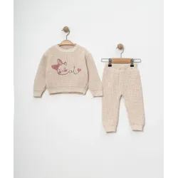 Вязаный комплект для девочек Eray Kids 6407 (9-24 мес.) | babykidsjunior.com