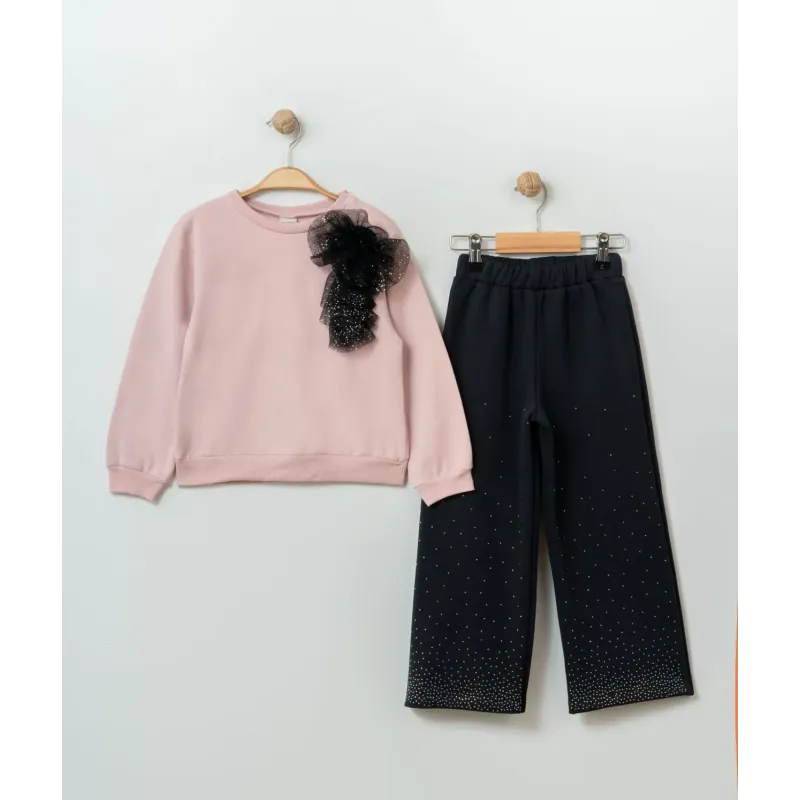 Set za Devojčice Eray Kids 6442 sa Tilom i Biserima | 4-7 Godina