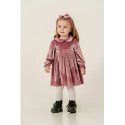 Ensemble Velours Bébé Fille Eray Kids 6435 | 9-24 Mois