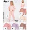 Donino Baby 60271 Devojački Fleece Set | Veleprodaja iz Turske
