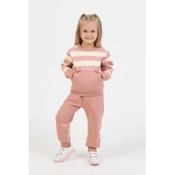 Donino Baby 60275 Полосатый флисовый комплект для девочек | 2–5 лет | babykidsjunior.com