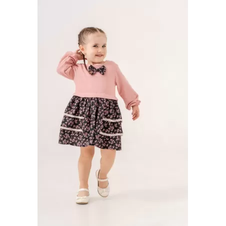 Eray Kids 6341 Mädchenkleid mit Blumenmuster | Baby Kids Junior